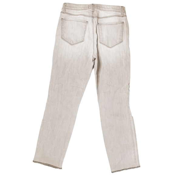 NEW L'AGENCE Straight Jeans 25 Gray Contrast Hem Ankle - Picture 2 of 8